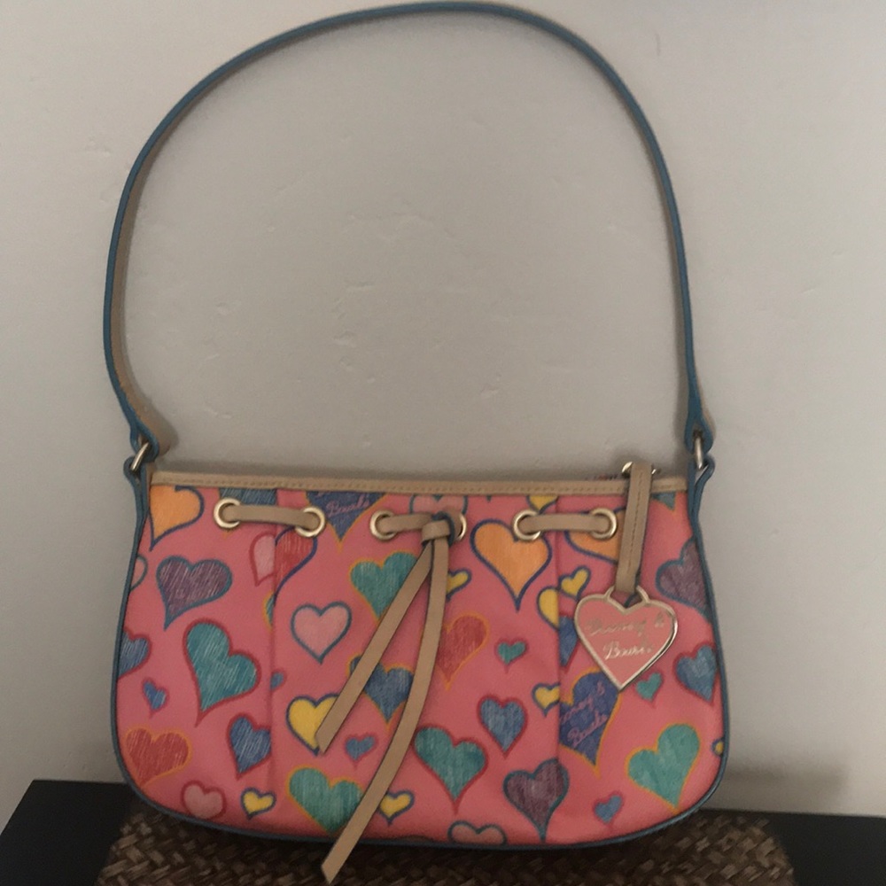 Dooney & Bourke small pink heart bag